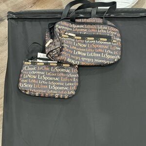 LeSportsac small bag and wristlet